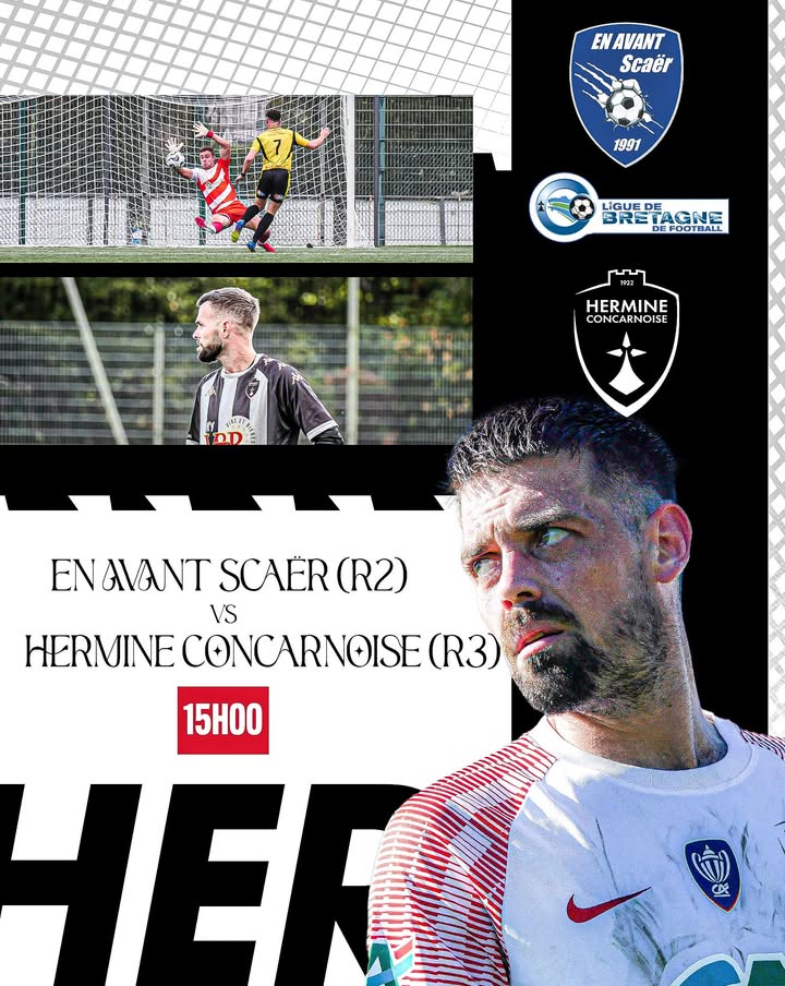 JOUR DE COUPE Nos herminois affrontent lEn Avant Scaer 1 1238491951655287 - Accueil