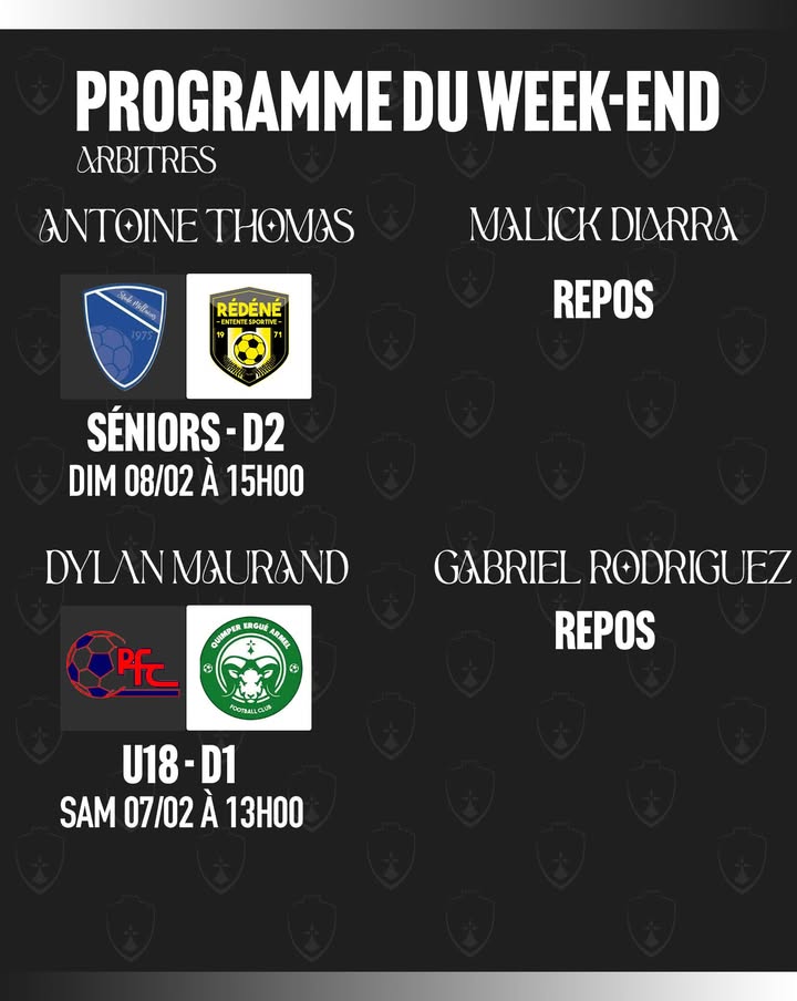 PROGRAMME DES ARBITRES Antoine Thomas se rendra au Stade 1 1320728480098300 - Accueil PROGRAMME DES ARBITRES Antoine Thomas se rendra au Stade 1 1320728480098300 - Accueil