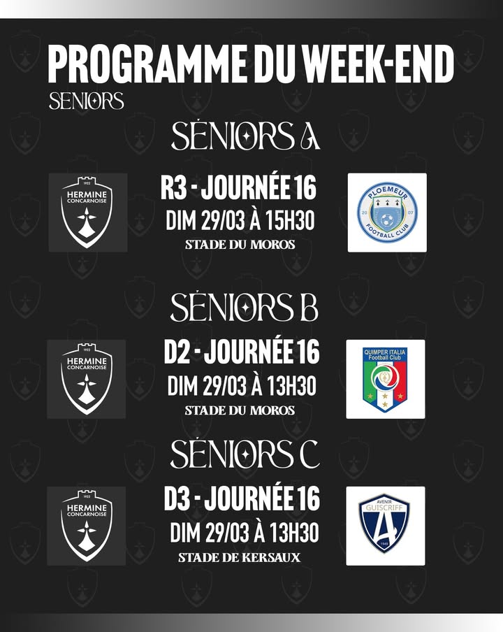 PROGRAMME DU WEEK END R3 reception de Ploemeur 1 1361975212640293 - Accueil PROGRAMME DU WEEK END R3 reception de Ploemeur 1 1361975212640293 - Accueil